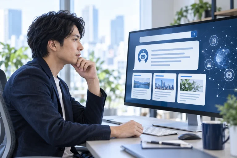LLMO対策とAIOの違いを表したイメージ