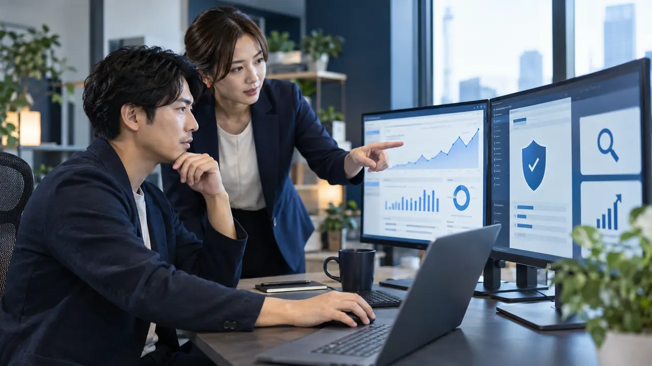 WordPressの保守とSEOを確認する担当者