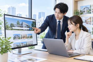 WordPressの不動産テーマを検討する担当者